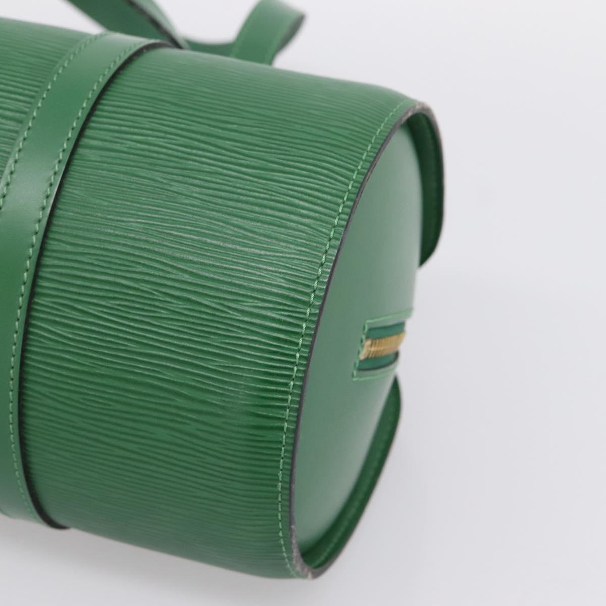 LOUIS VUITTON Epi Soufflot Hand Bag Green M52224 LV Auth 201968V