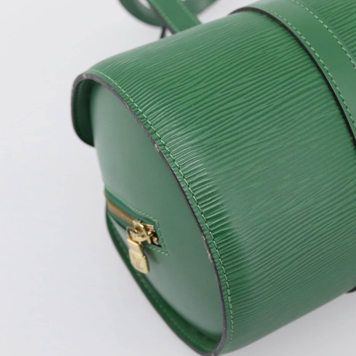 LOUIS VUITTON Epi Soufflot Hand Bag Green M52224 LV Auth 201968V