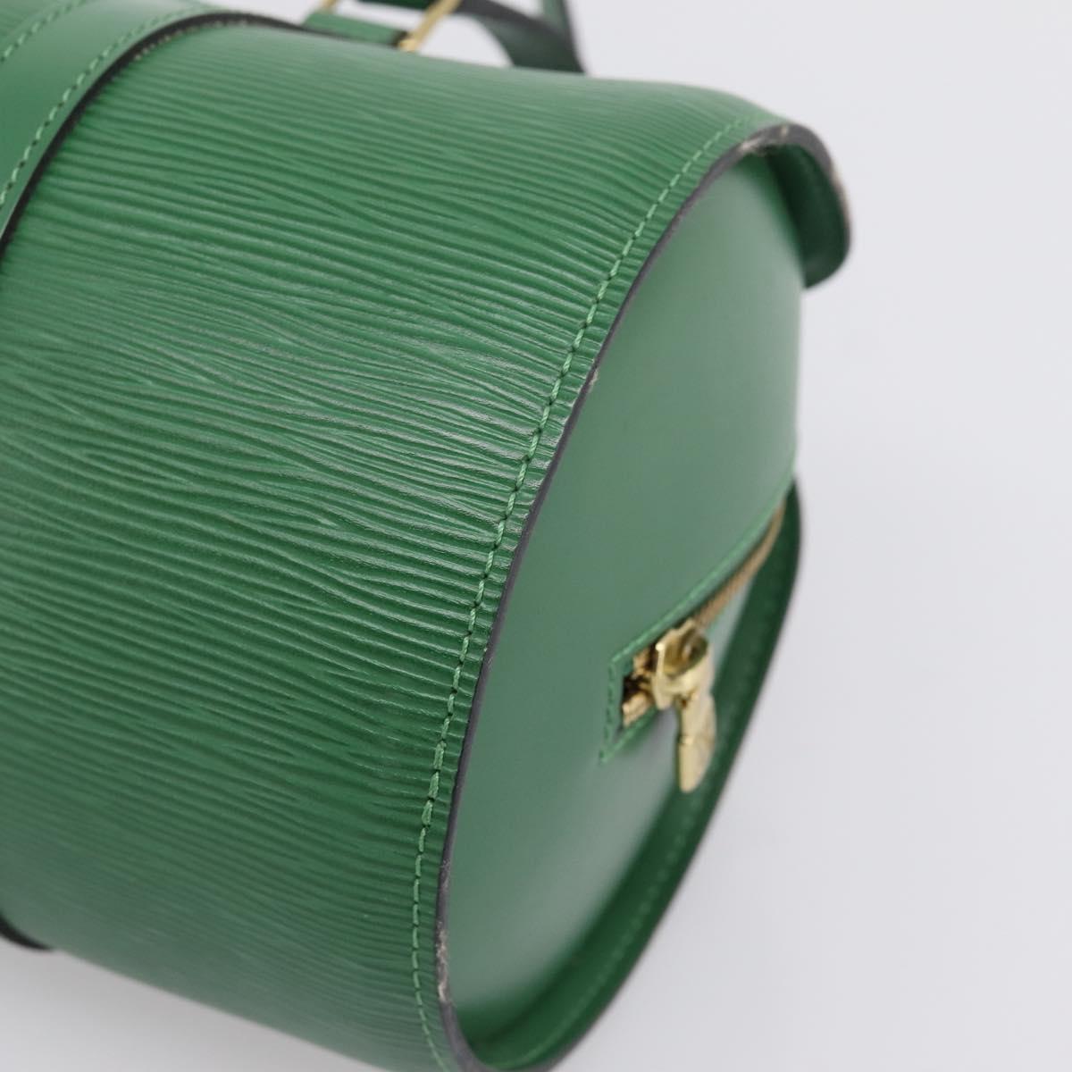 LOUIS VUITTON Epi Soufflot Hand Bag Green M52224 LV Auth 201968V