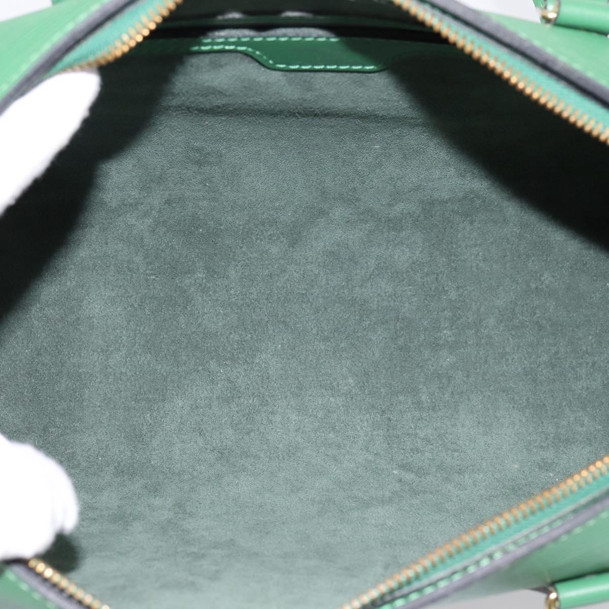 LOUIS VUITTON Epi Soufflot Hand Bag Green M52224 LV Auth 201968V