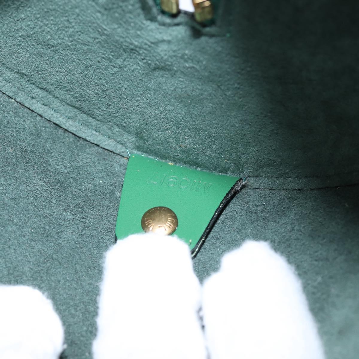 LOUIS VUITTON Epi Soufflot Hand Bag Green M52224 LV Auth 201968V