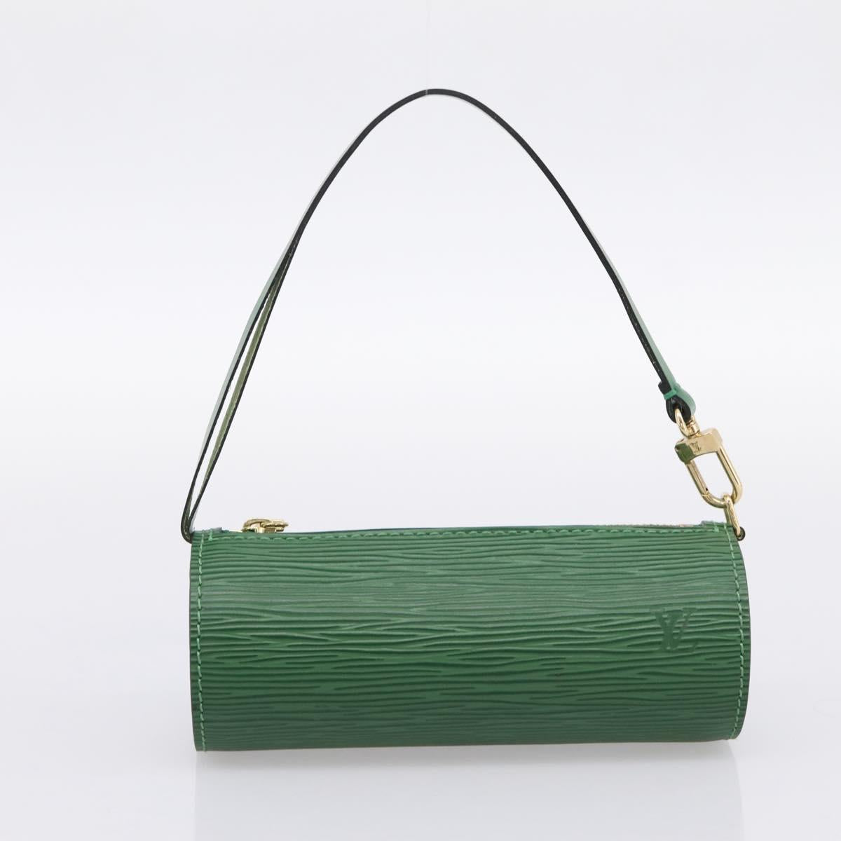LOUIS VUITTON Epi Soufflot Hand Bag Green M52224 LV Auth 201968V