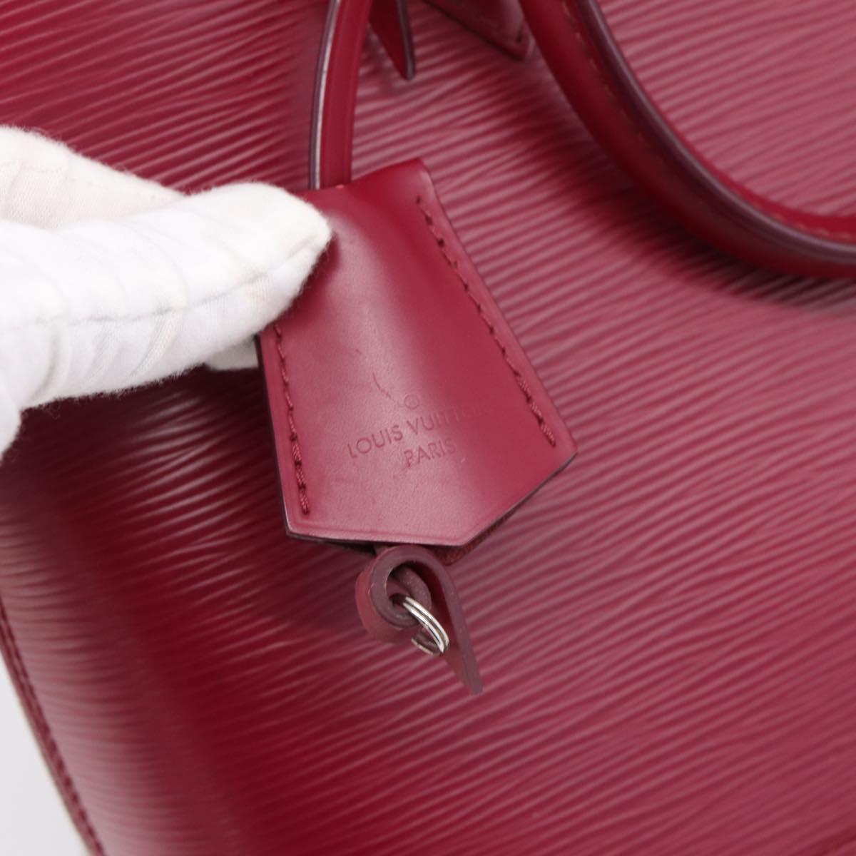 LOUIS VUITTON Epi Alma PM Hand Bag Fuchsia M40490 LV Auth 201977A