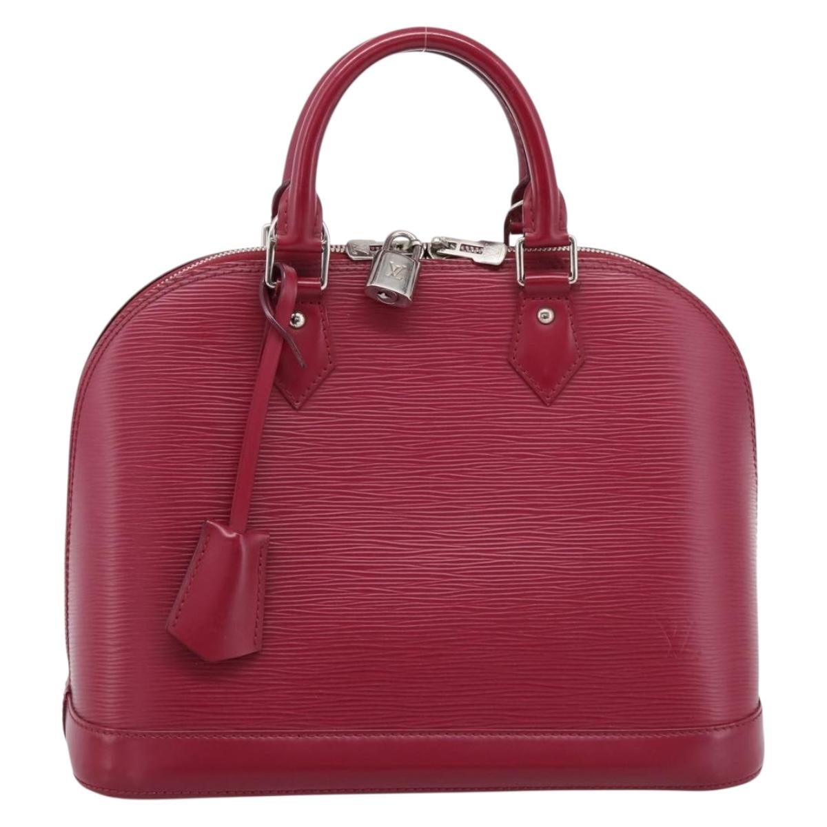 LOUIS VUITTON Epi Alma PM Hand Bag Fuchsia M40490 LV Auth 201977A
