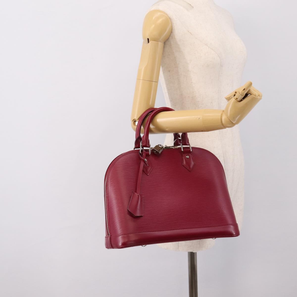 LOUIS VUITTON Epi Alma PM Hand Bag Fuchsia M40490 LV Auth 201977A