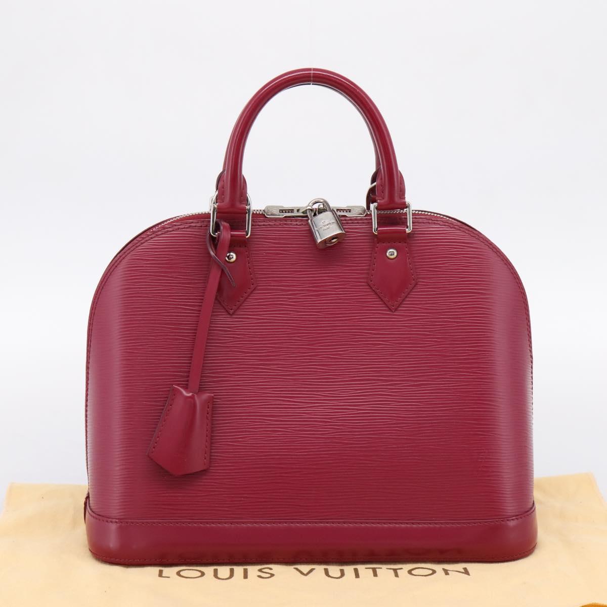 LOUIS VUITTON Epi Alma PM Hand Bag Fuchsia M40490 LV Auth 201977A
