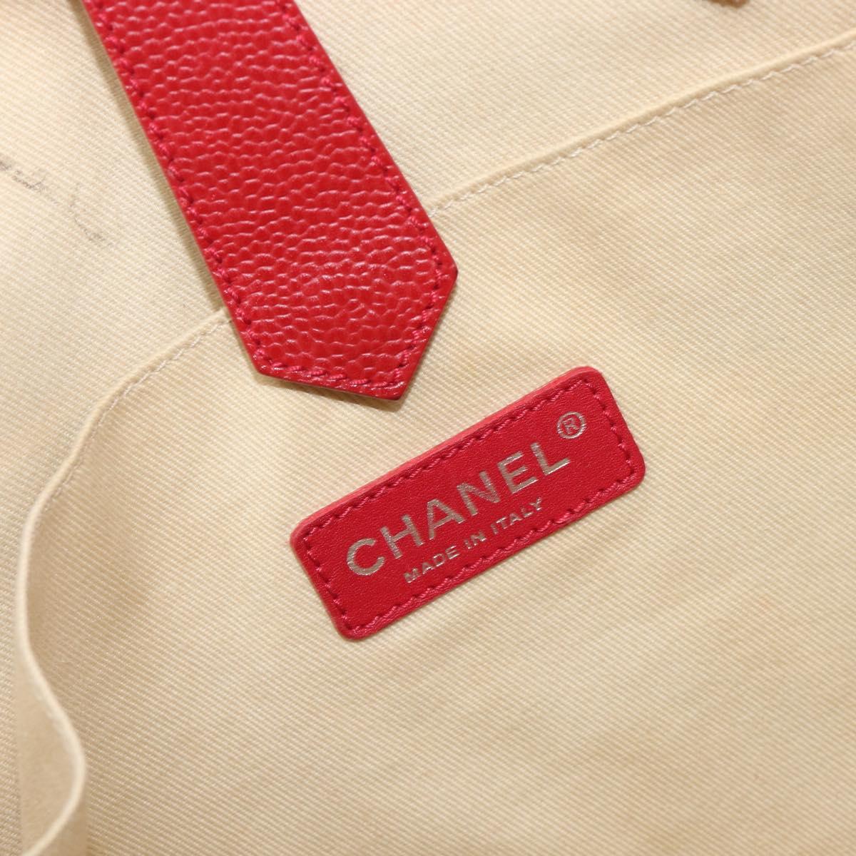 CHANEL Central Station Tote Bag PVC Canvas Navy Silver CC Auth 201987