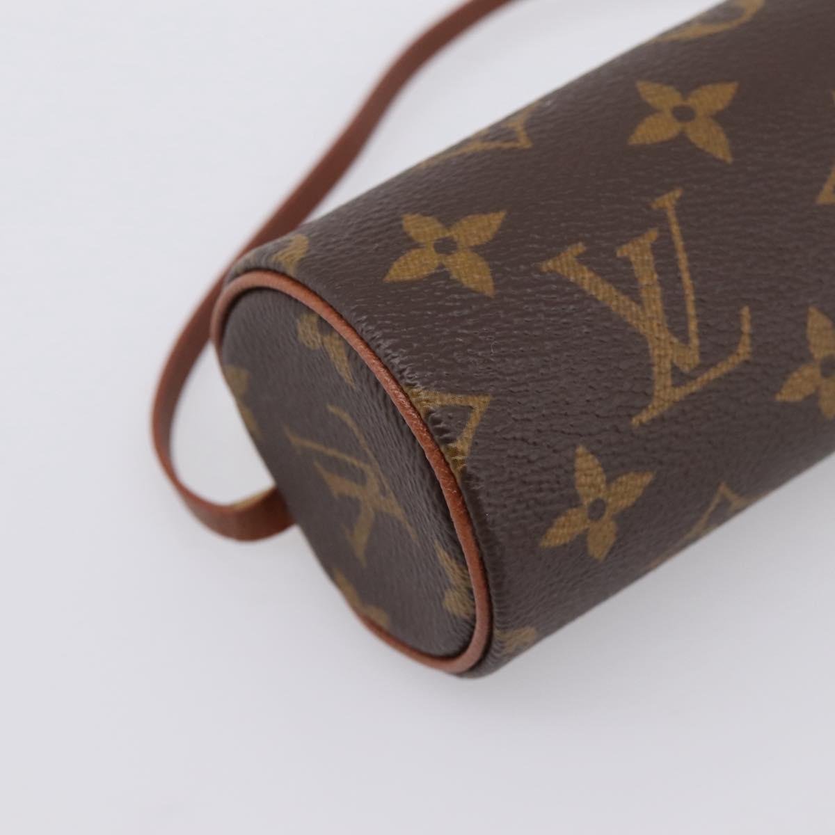 LOUIS VUITTON Monogram Papillon Pouch LV Auth 201993