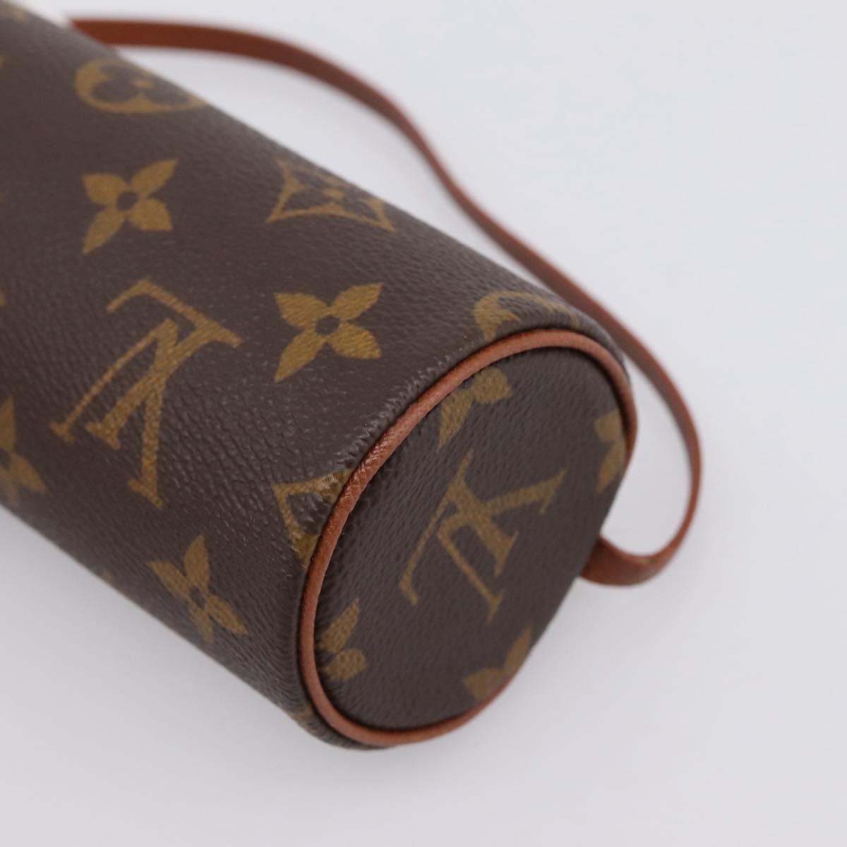 LOUIS VUITTON Monogram Papillon Pouch LV Auth 201993