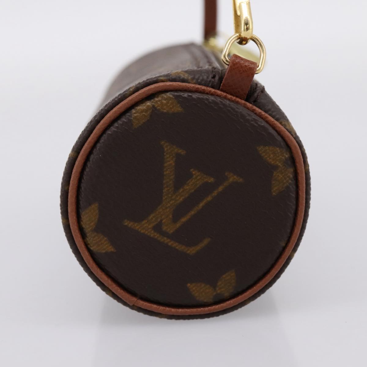 LOUIS VUITTON Monogram Papillon Pouch LV Auth 201993