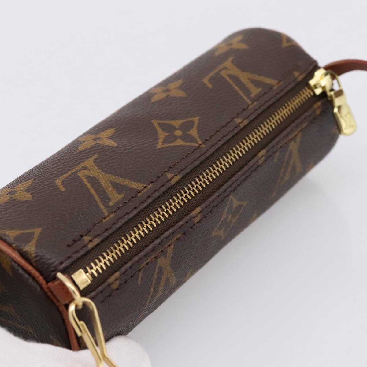 LOUIS VUITTON Monogram Papillon Pouch LV Auth 201993
