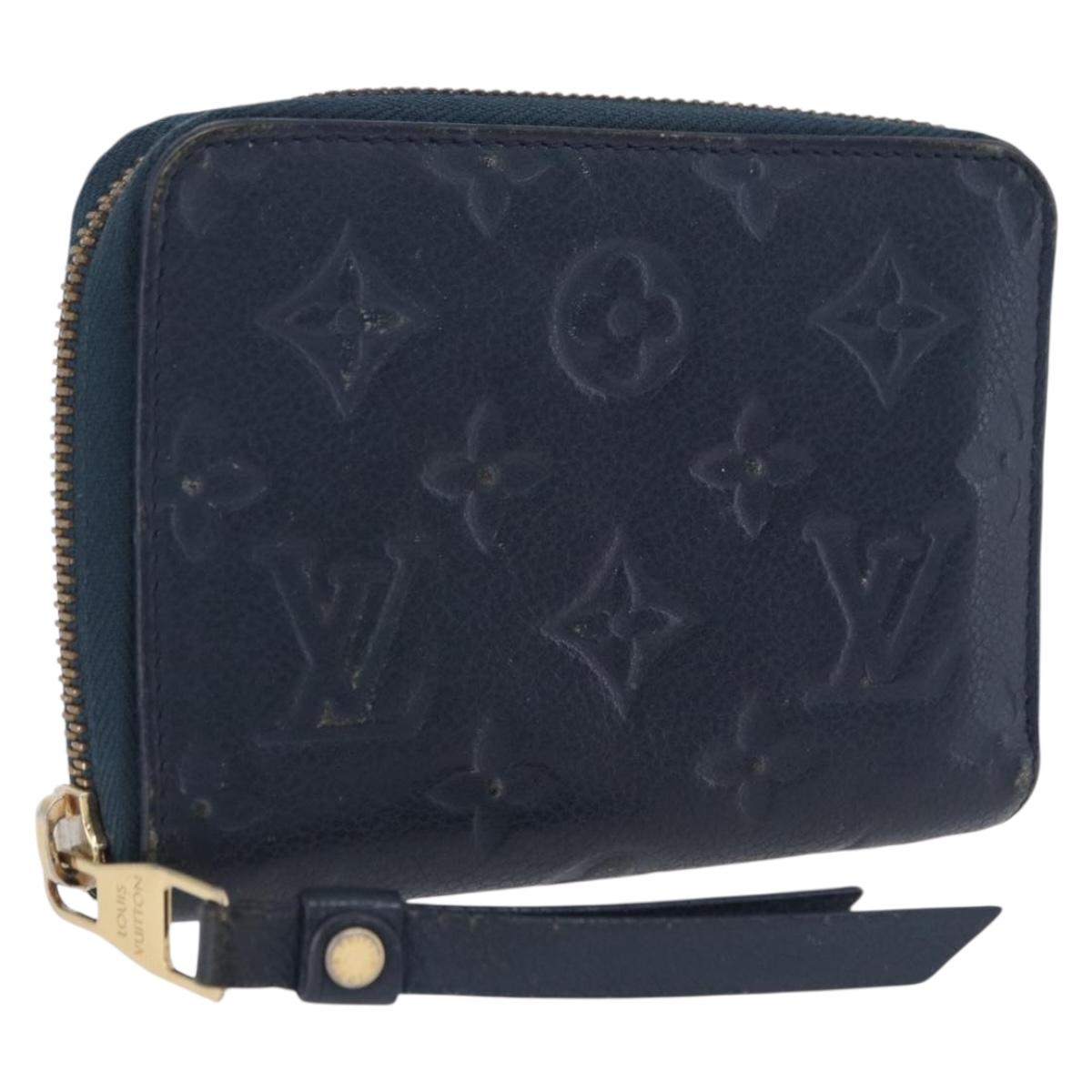 LOUIS VUITTON Empreinte Portefeuille Secret Compact Wallet M93430 LV Auth 202007
