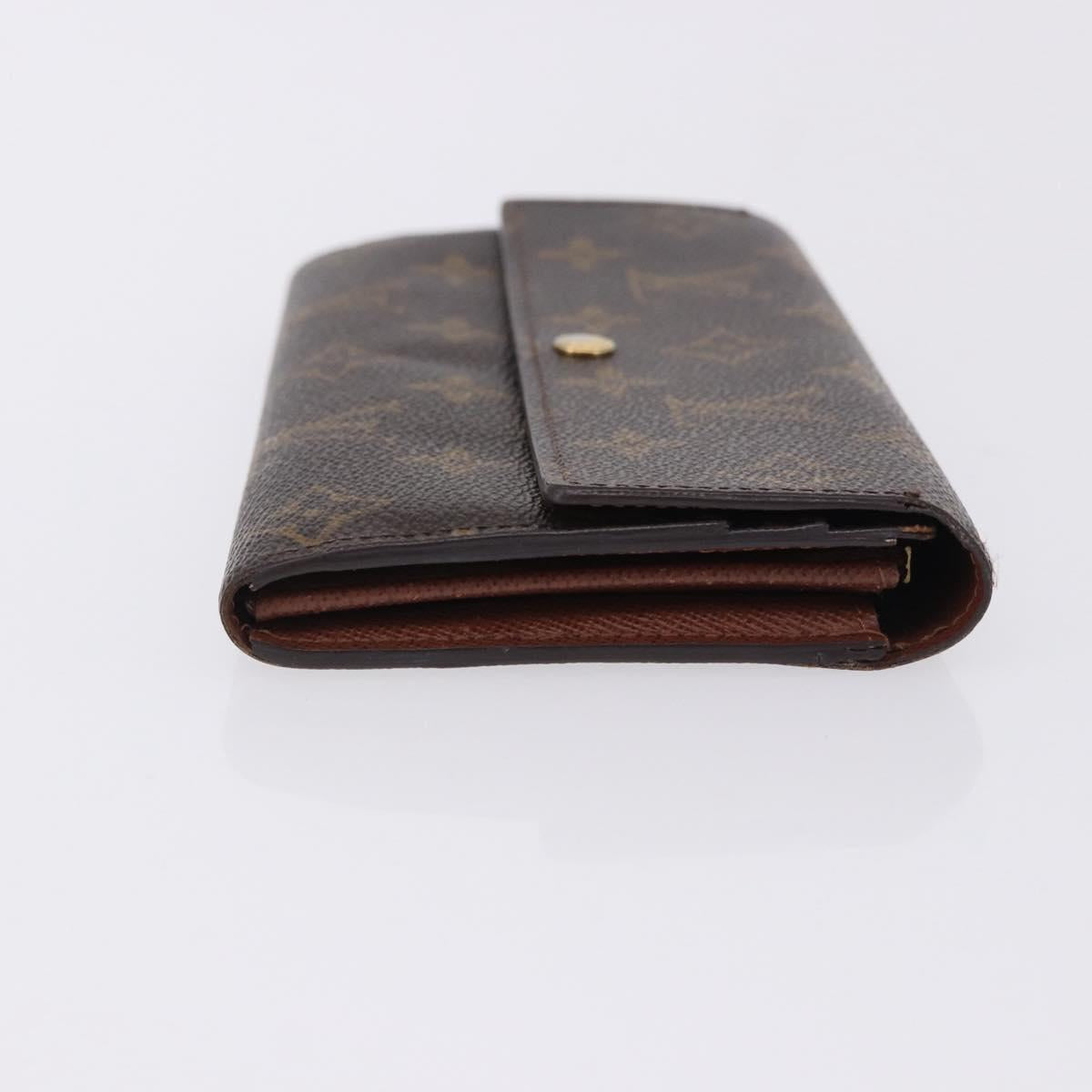 LOUIS VUITTON Monogram Portefeuille Sarah Long Wallet M61734 LV Auth 202008