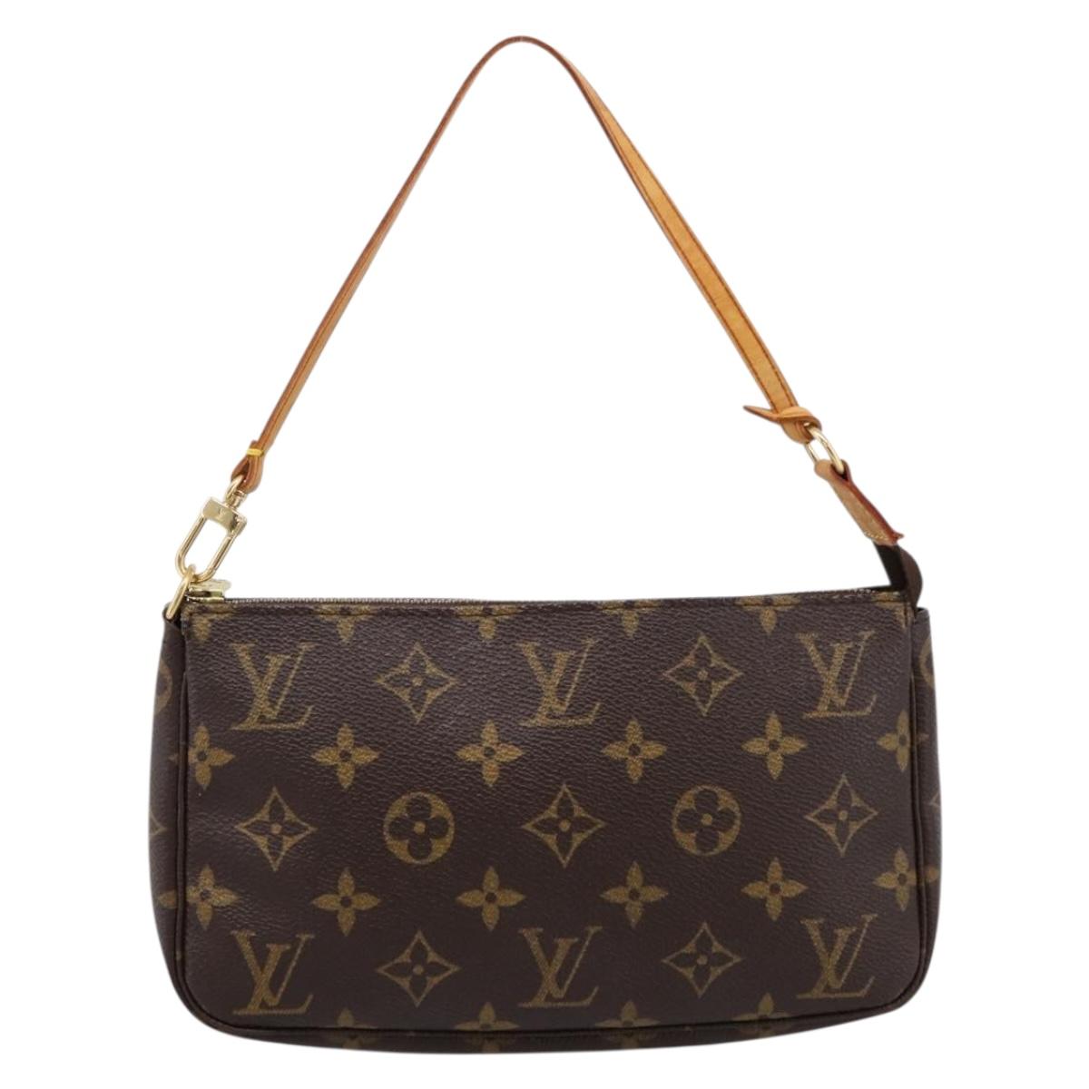 LOUIS VUITTON Monogram Pochette Accessoires Pouch M51980 LV Auth 202009