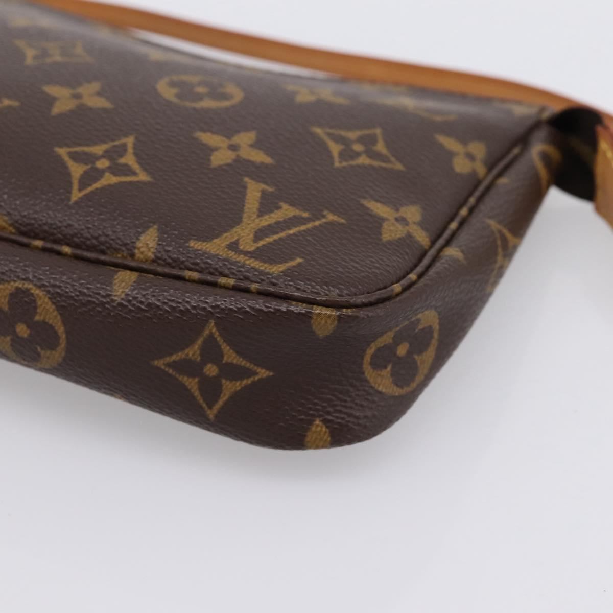 LOUIS VUITTON Monogram Pochette Accessoires Pouch M51980 LV Auth 202010V