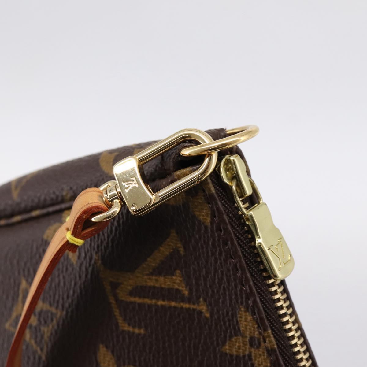 LOUIS VUITTON Monogram Pochette Accessoires Pouch M51980 LV Auth 202010V