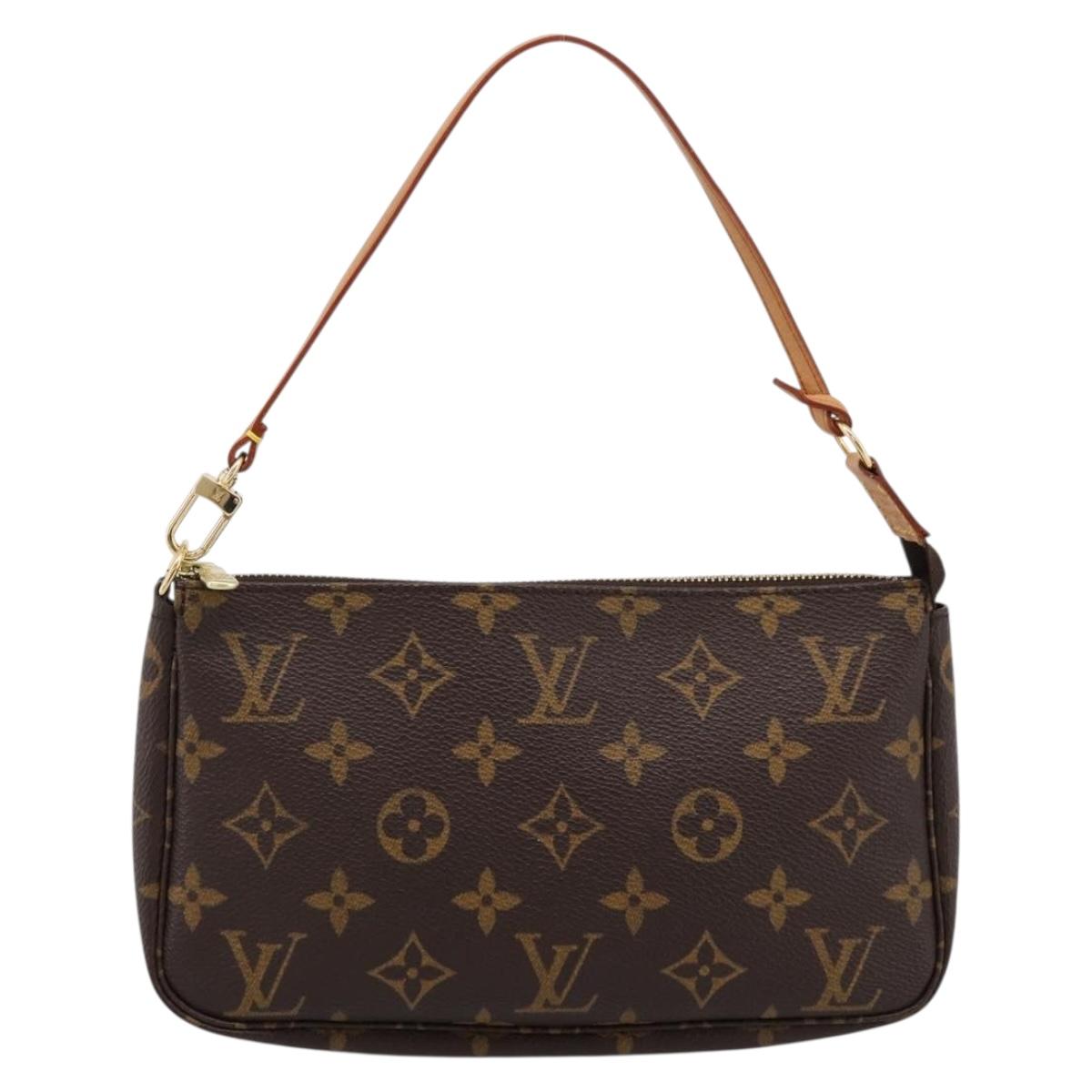 LOUIS VUITTON Monogram Pochette Accessoires Pouch M51980 LV Auth 202010V
