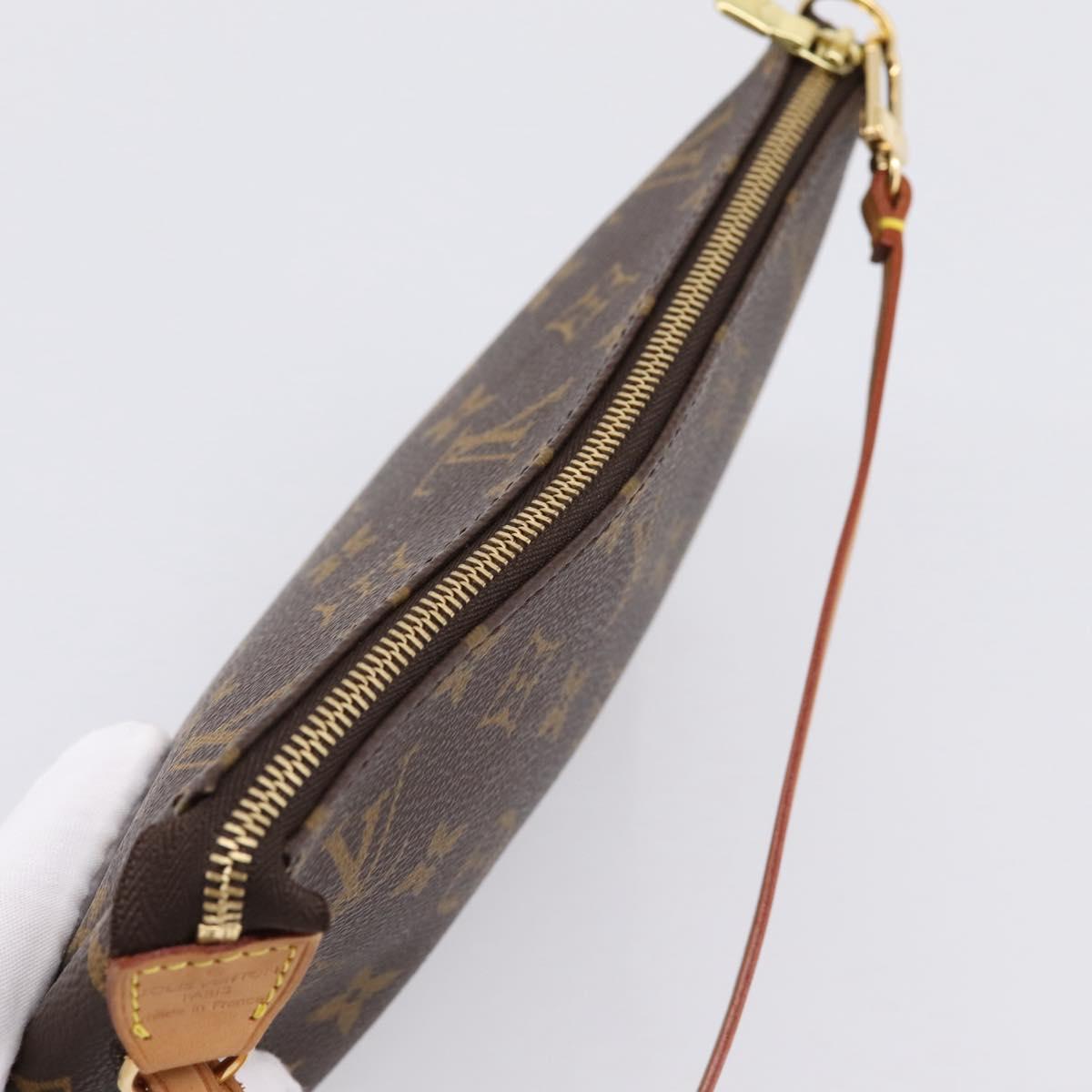 LOUIS VUITTON Monogram Pochette Accessoires Pouch M51980 LV Auth 202010V