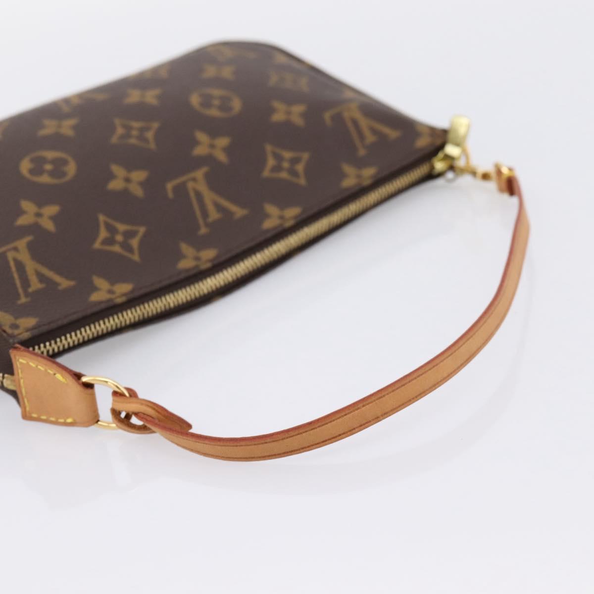 LOUIS VUITTON Monogram Pochette Accessoires Pouch M51980 LV Auth 202010V