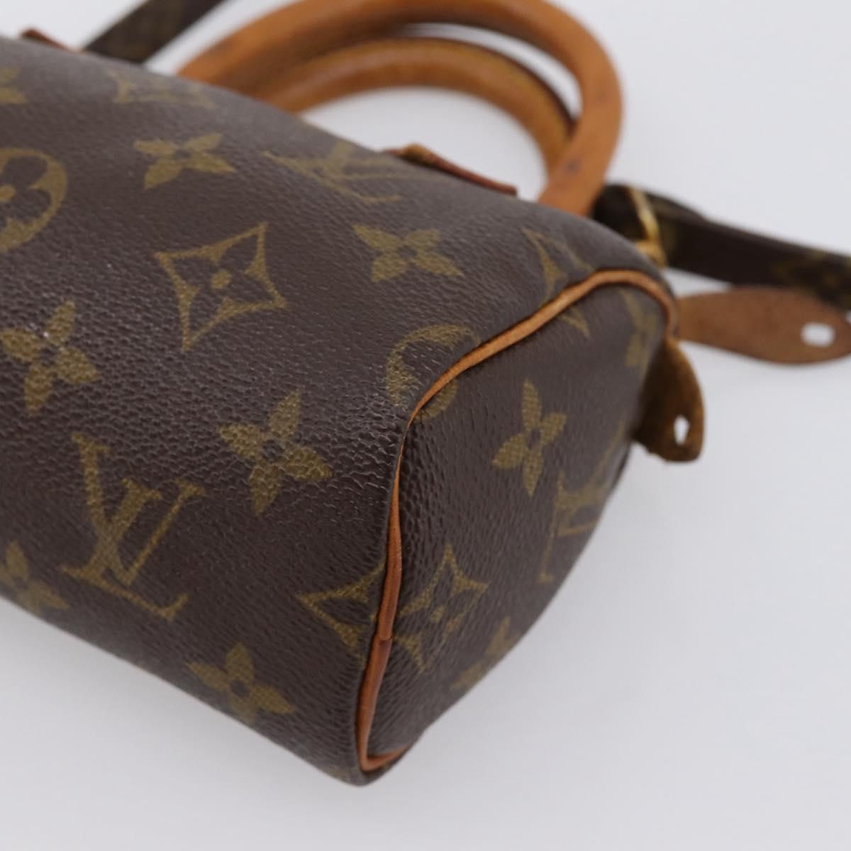 LOUIS VUITTON Monogram Mini Speedy Hand Bag M41534 LV Auth 202013