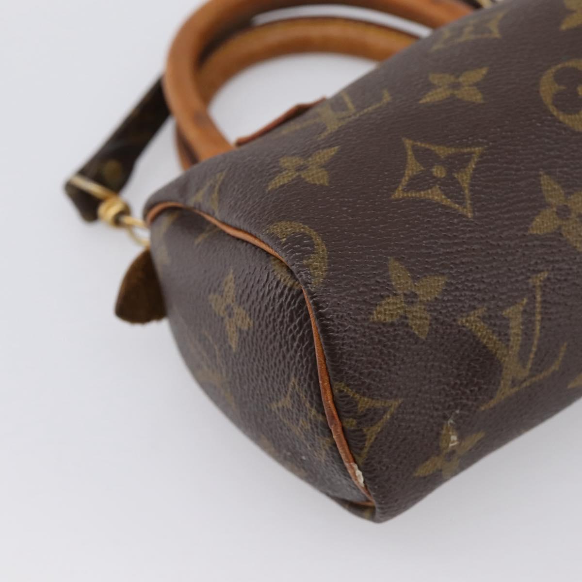LOUIS VUITTON Monogram Mini Speedy Hand Bag M41534 LV Auth 202013