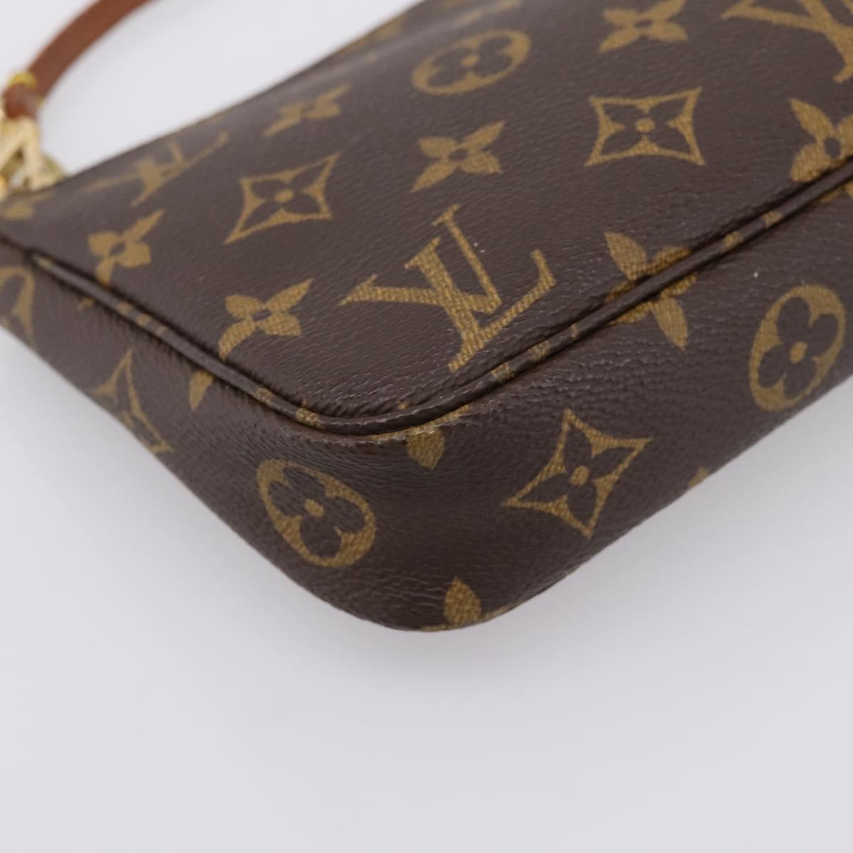 LOUIS VUITTON Monogram Pochette Accessoires Accessory Pouch M51980 Auth 202019