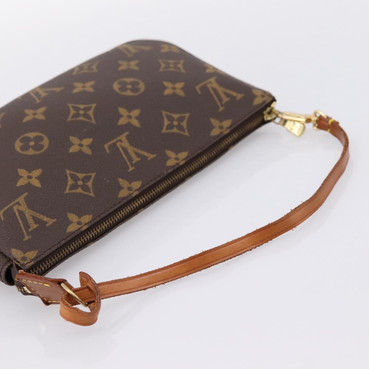 LOUIS VUITTON Monogram Pochette Accessoires Accessory Pouch M51980 Auth 202019