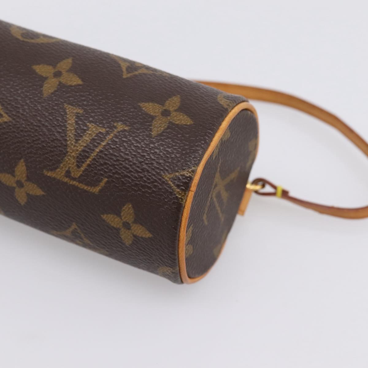 LOUIS VUITTON Monogram Papillon Pouch LV Auth 202020