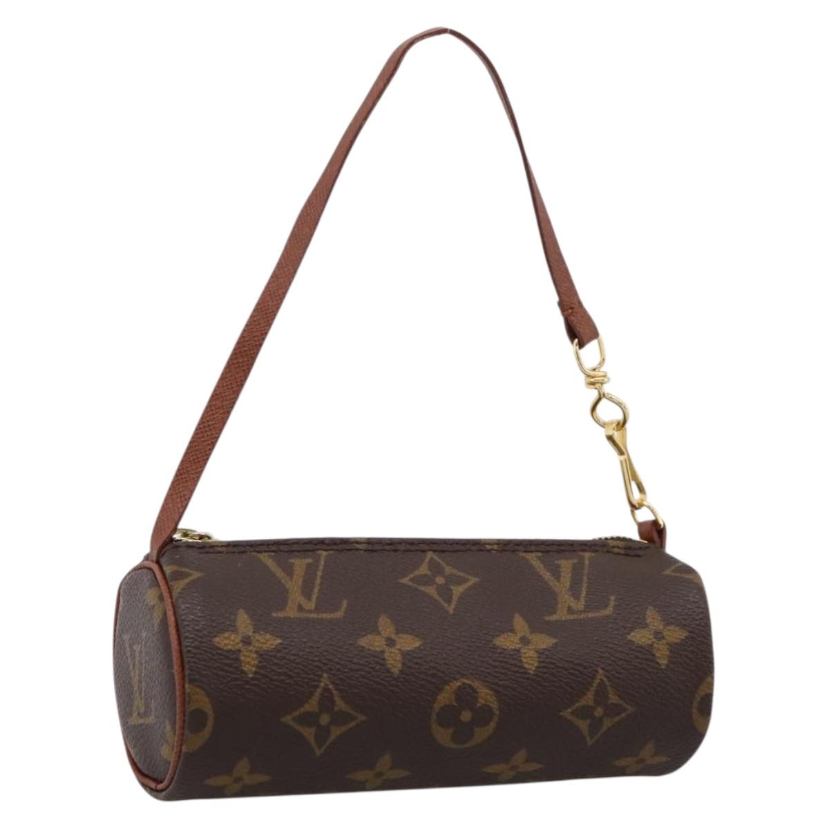 LOUIS VUITTON Monogram Papillon Pouch Pouch LV Auth 202022