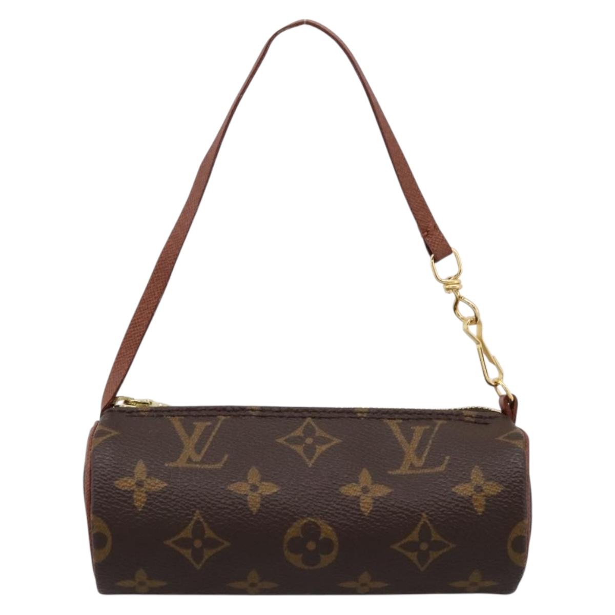 LOUIS VUITTON Monogram Papillon Pouch Pouch LV Auth 202022