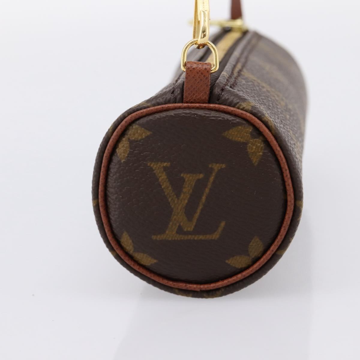 LOUIS VUITTON Monogram Papillon Pouch Pouch LV Auth 202022