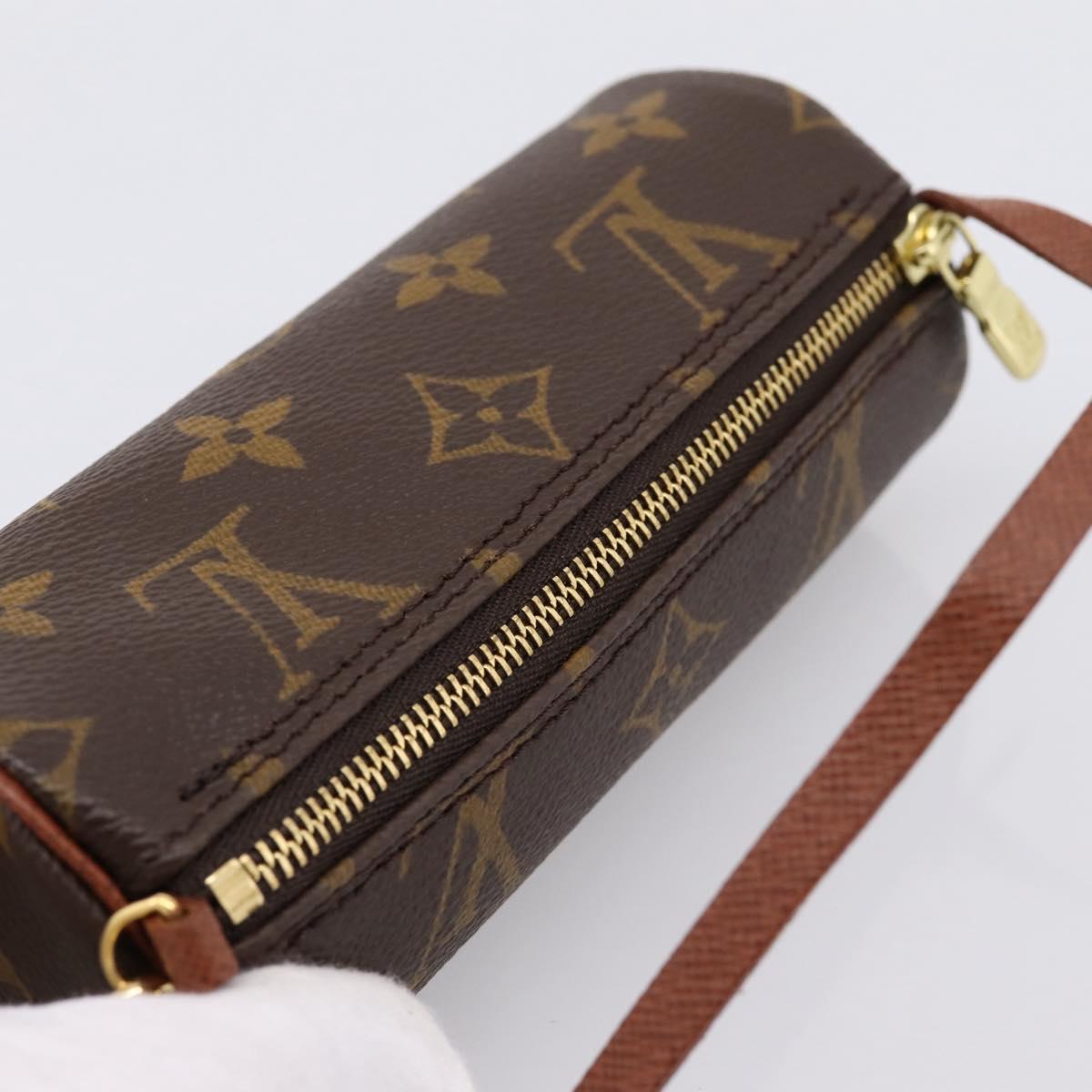 LOUIS VUITTON Monogram Papillon Pouch Pouch LV Auth 202022