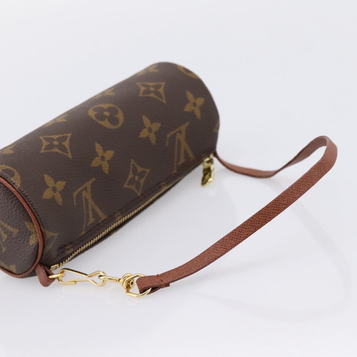 LOUIS VUITTON Monogram Papillon Pouch Pouch LV Auth 202022
