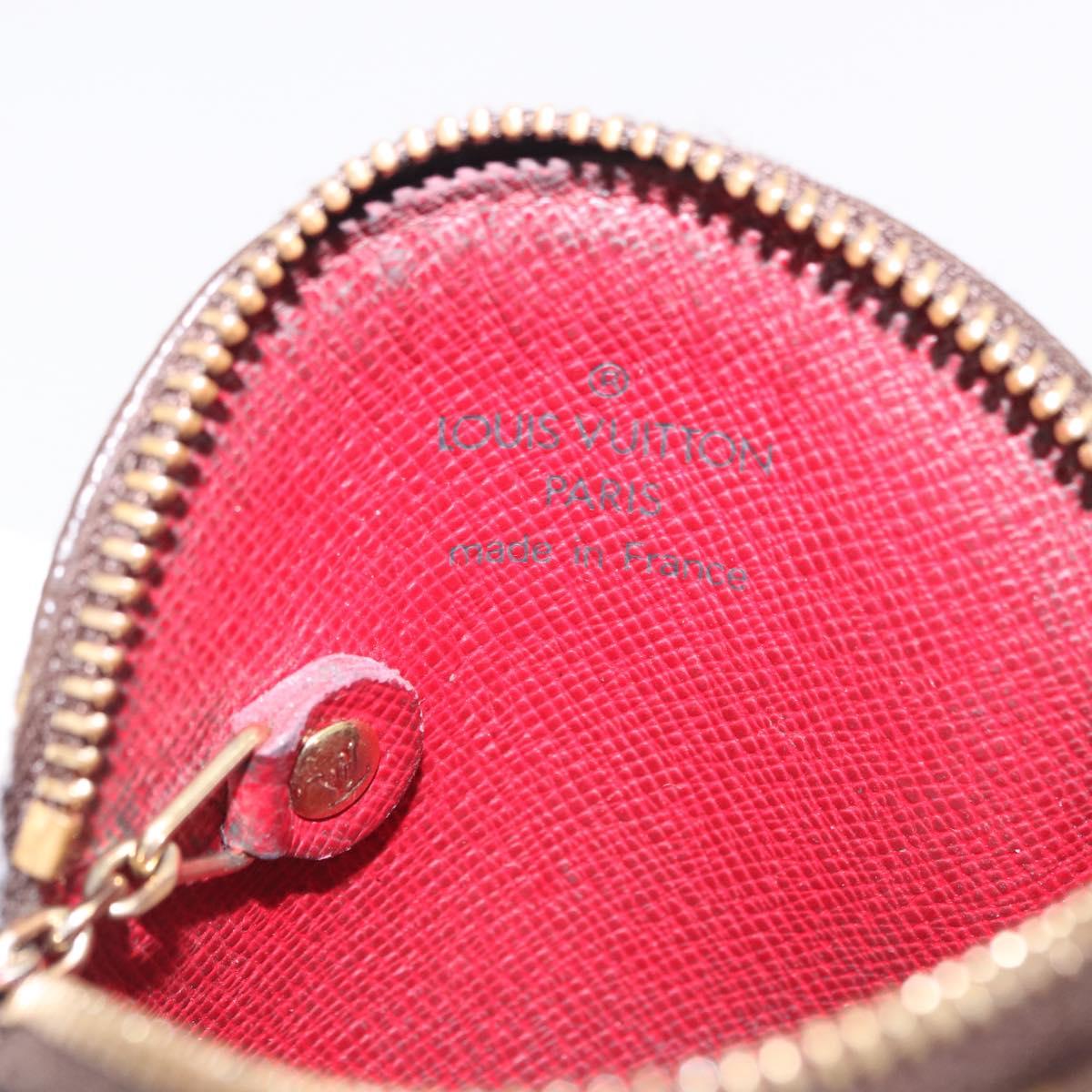 LOUIS VUITTON Monogram Cherry Porte Monnaie Ron Coin Purse M95043 Auth 202023