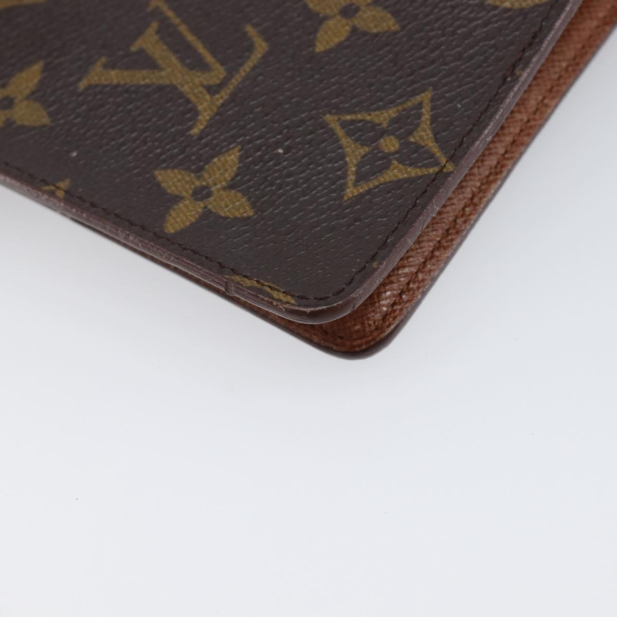 LOUIS VUITTON Monogram Agenda MM Day Planner Cover R20105 LV Auth 202024