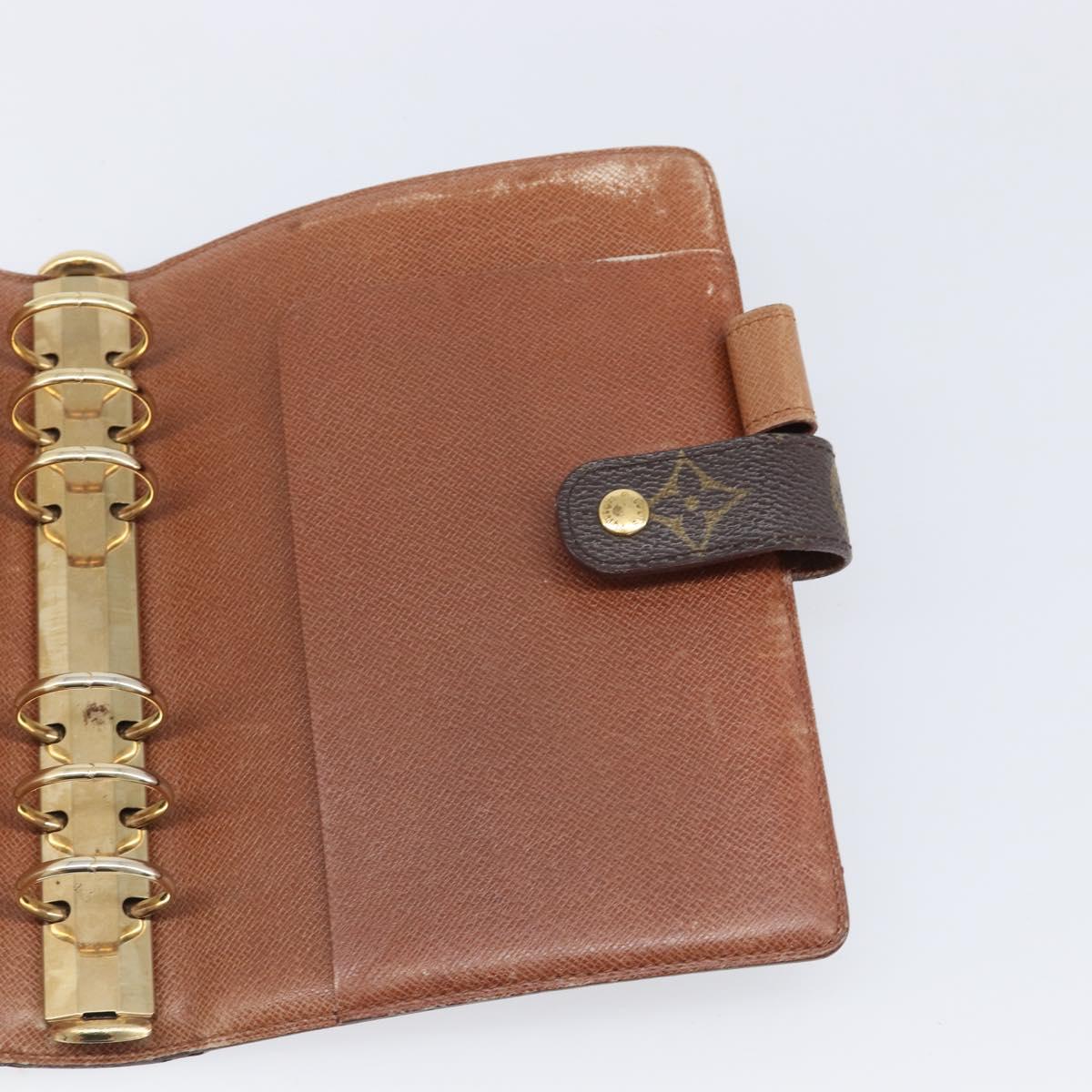 LOUIS VUITTON Monogram Agenda MM Day Planner Cover R20105 LV Auth 202024