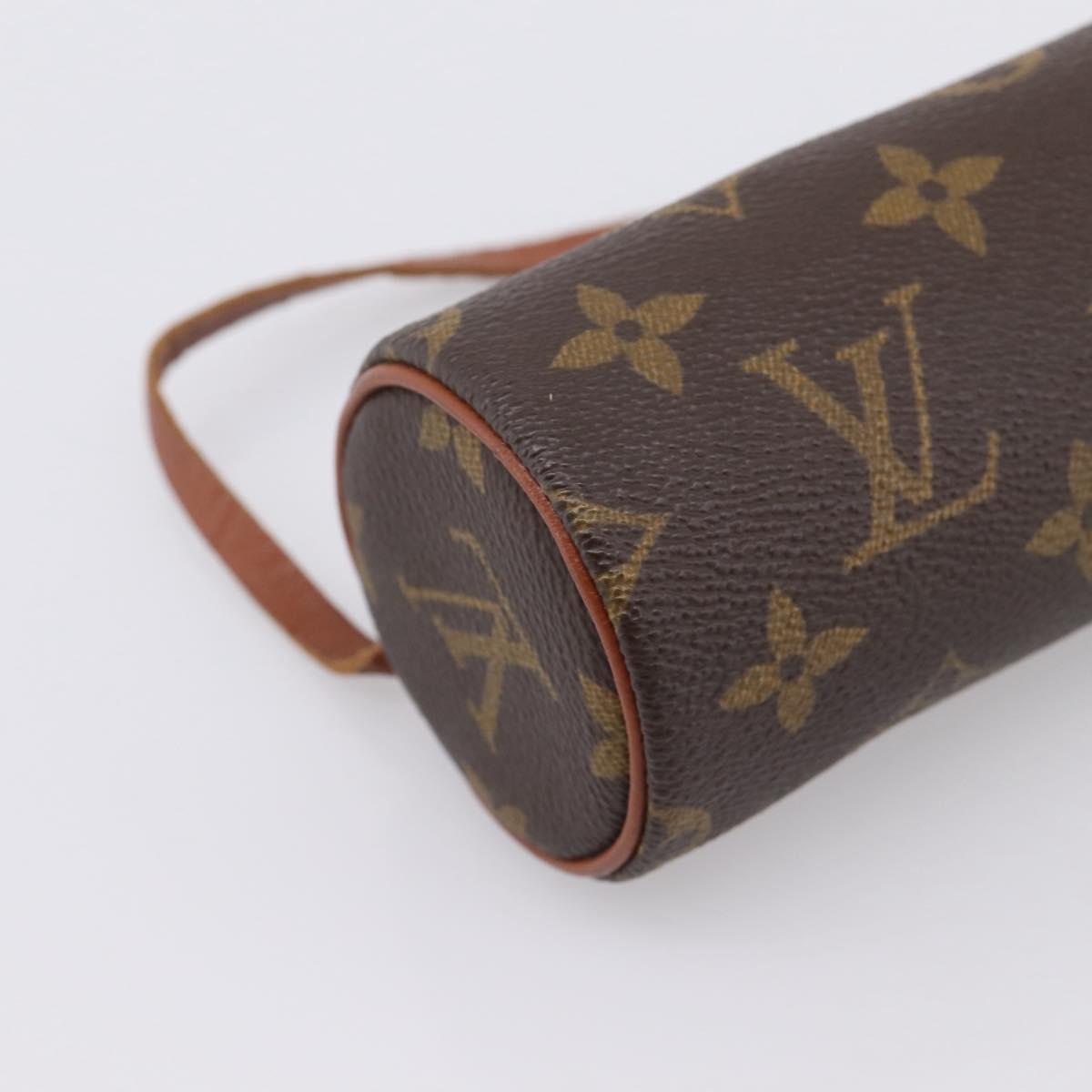 LOUIS VUITTON Monogram Papillon Pouch LV Auth 202025