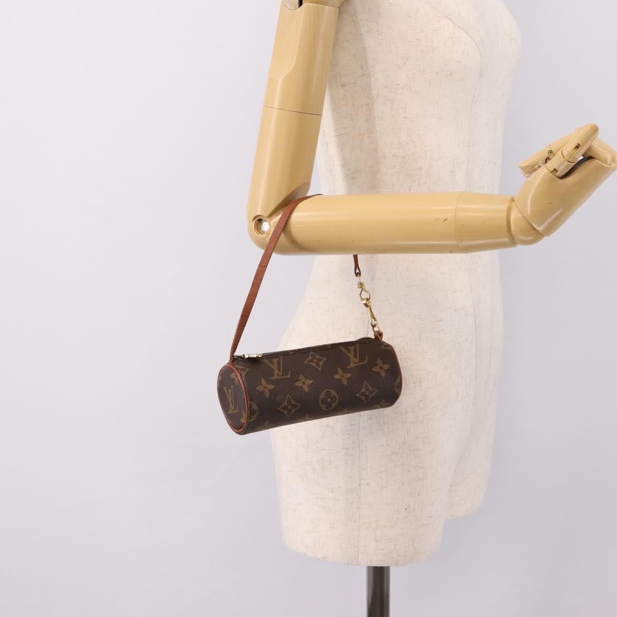 LOUIS VUITTON Monogram Papillon Pouch LV Auth 202025