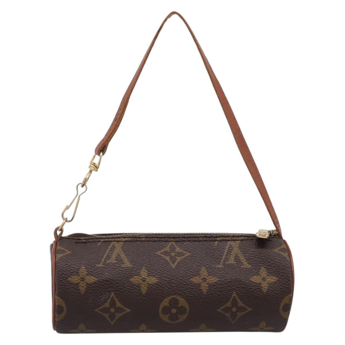 LOUIS VUITTON Monogram Papillon Pouch LV Auth 202025