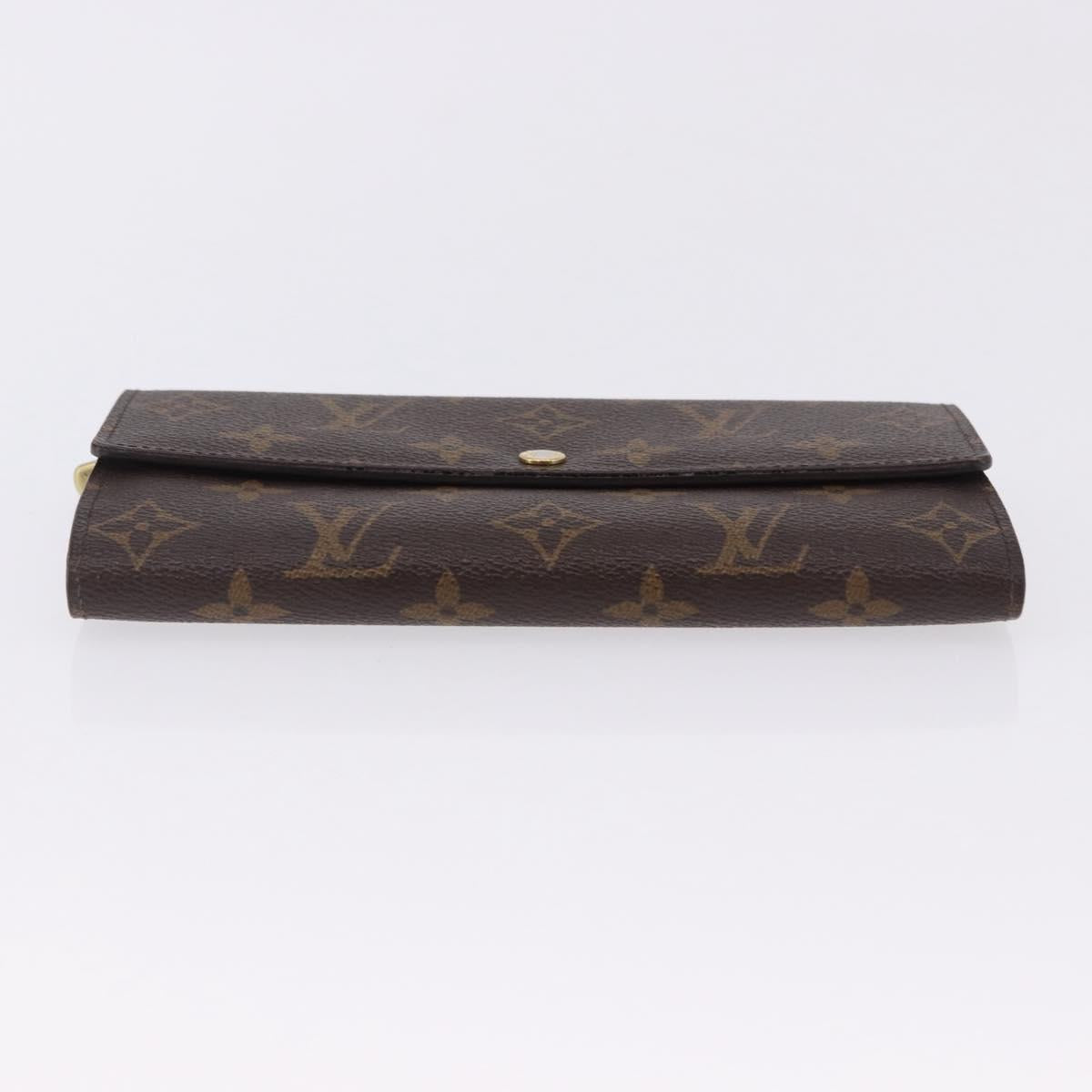 LOUIS VUITTON Monogram Portefeuille Sarah Long Wallet M61734 LV Auth 202026
