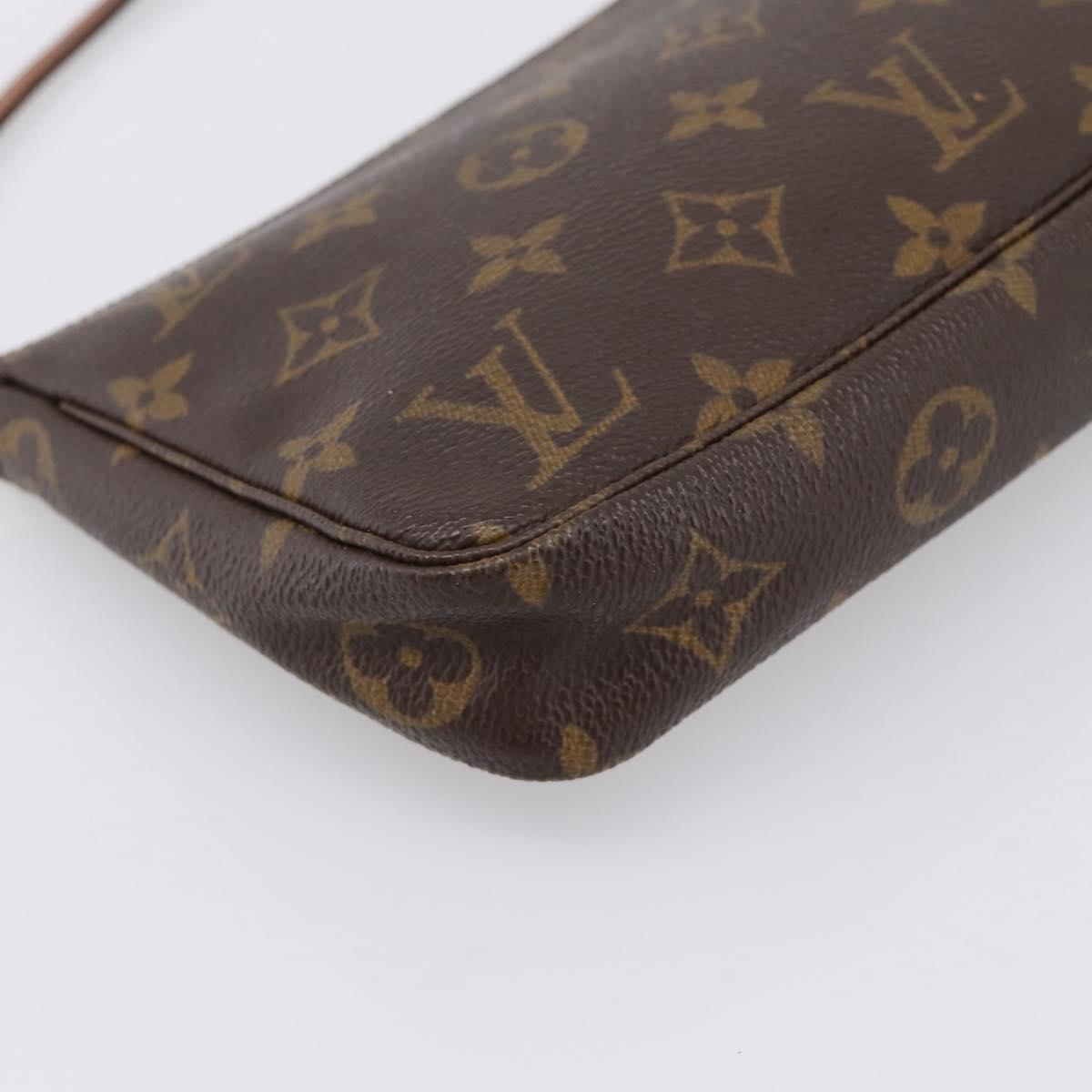 LOUIS VUITTON Monogram Pochette Accessoires Pouch M51980 LV Auth 202027
