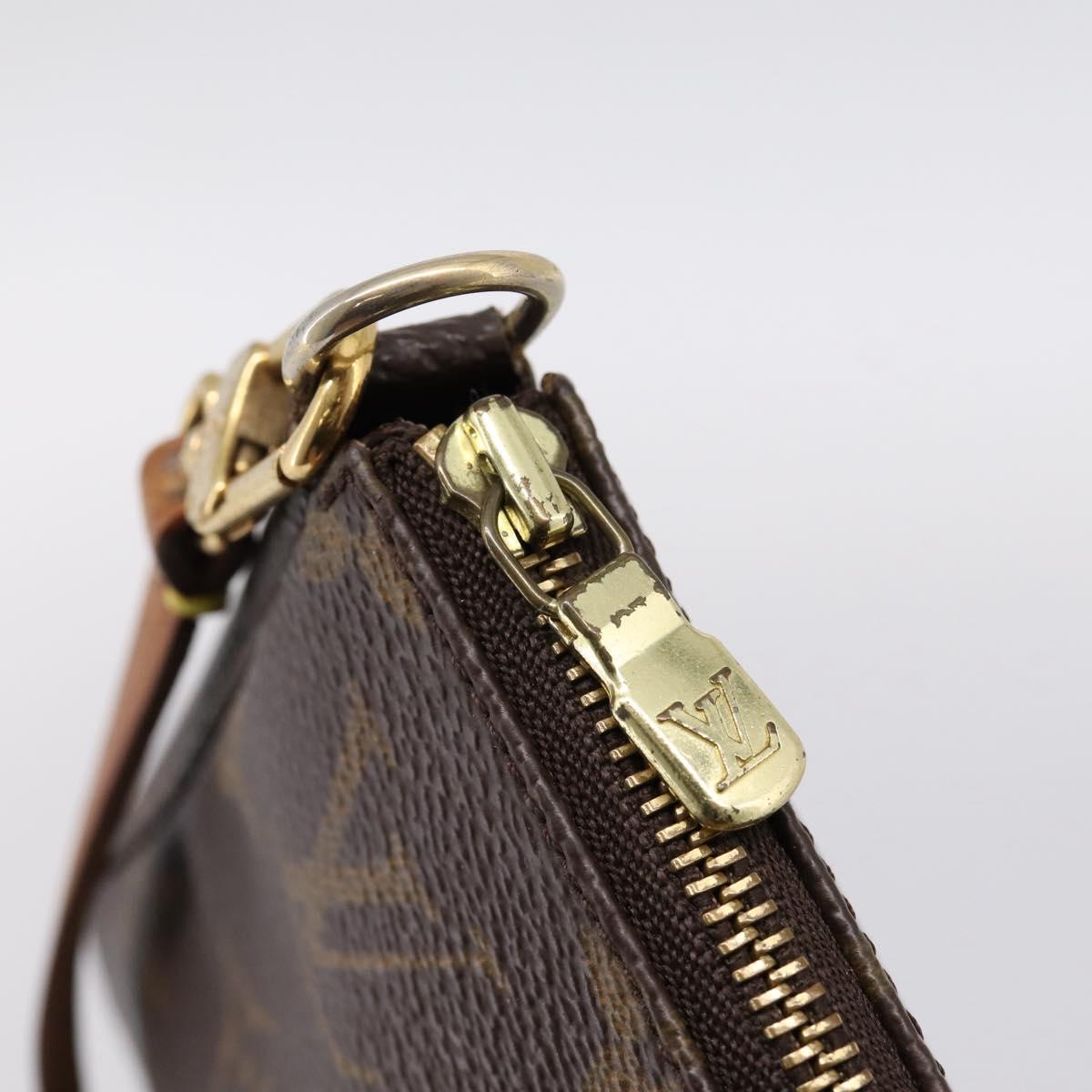 LOUIS VUITTON Monogram Pochette Accessoires Pouch M51980 LV Auth 202027