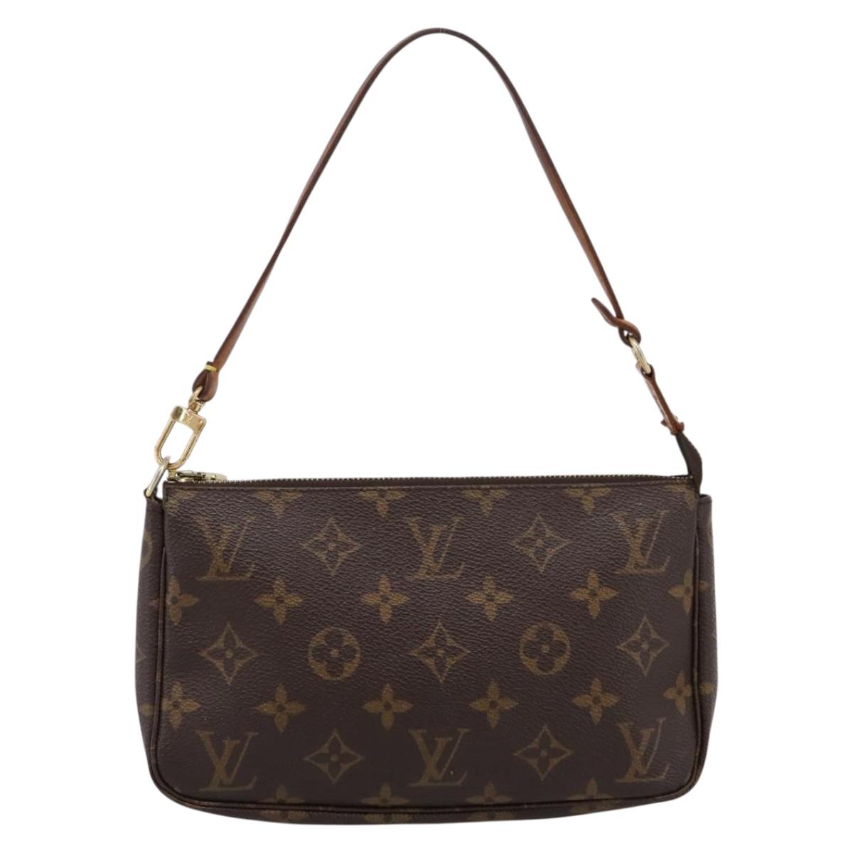 LOUIS VUITTON Monogram Pochette Accessoires Pouch M51980 LV Auth 202027