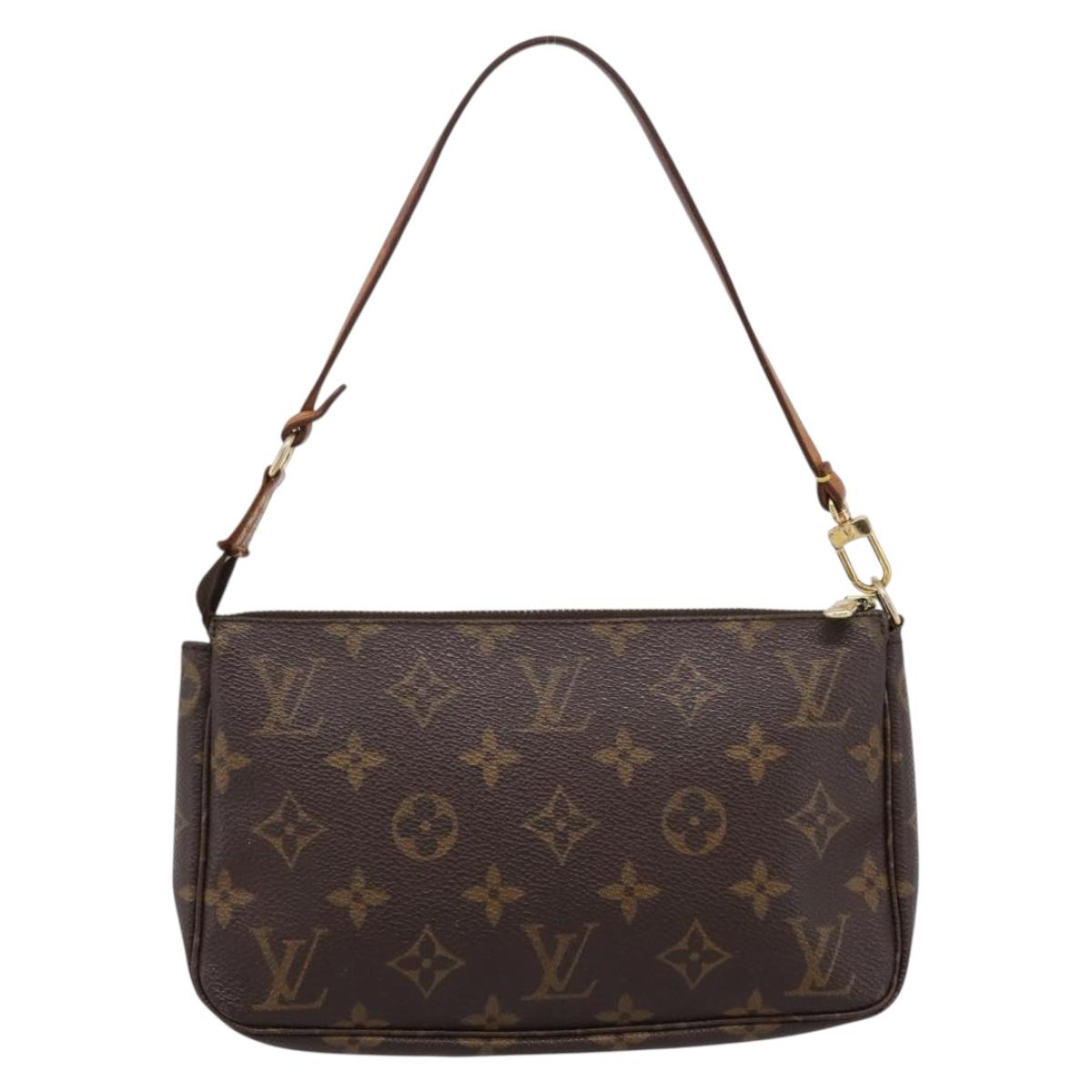 LOUIS VUITTON Monogram Pochette Accessoires Pouch M51980 LV Auth 202027