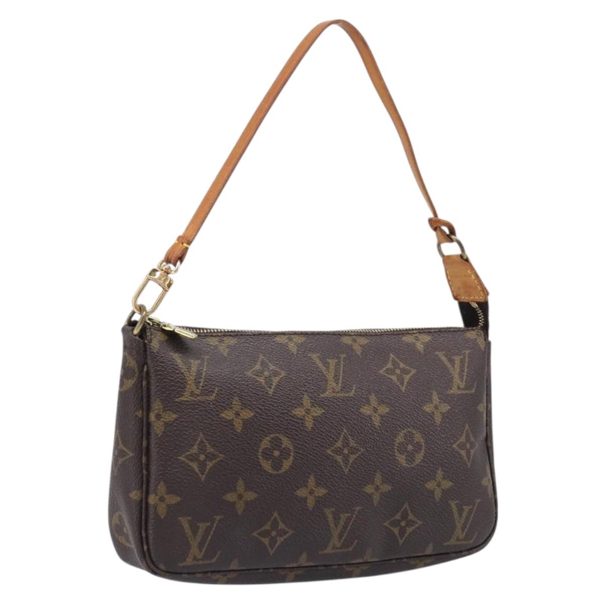 LOUIS VUITTON Monogram Pochette Accessoires Pouch M51980 LV Auth 202028A