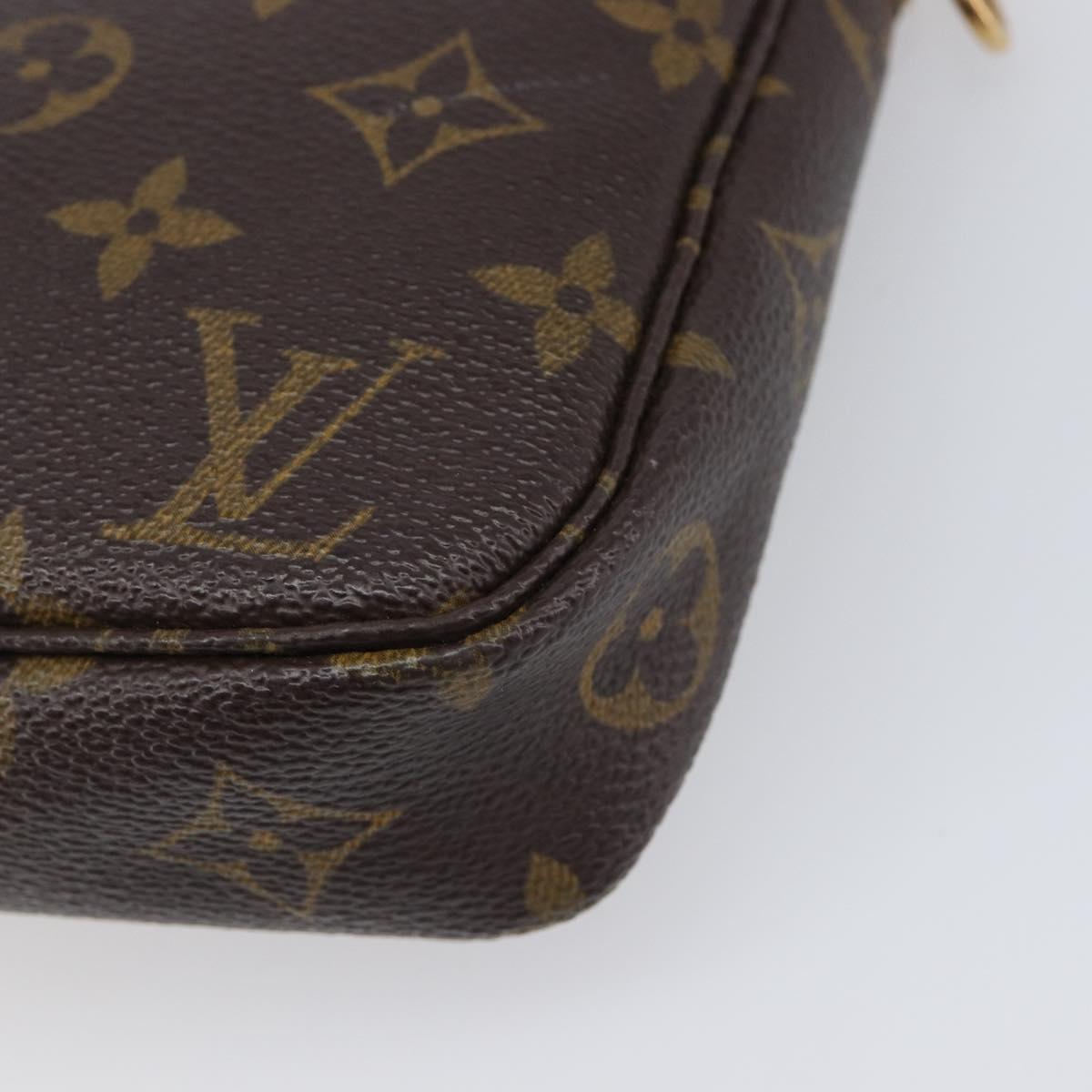 LOUIS VUITTON Monogram Pochette Accessoires Pouch M51980 LV Auth 202028A
