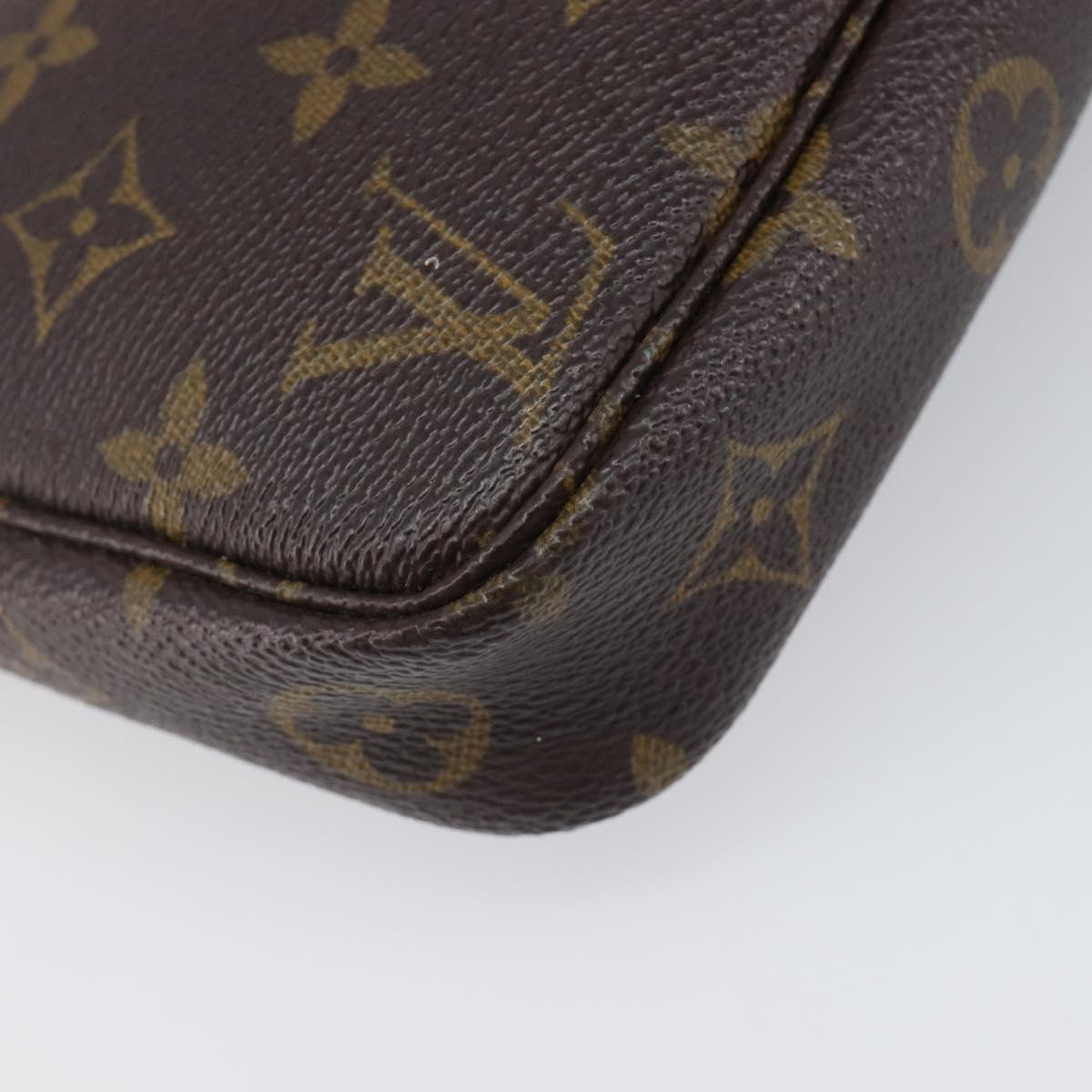 LOUIS VUITTON Monogram Pochette Accessoires Pouch M51980 LV Auth 202028A