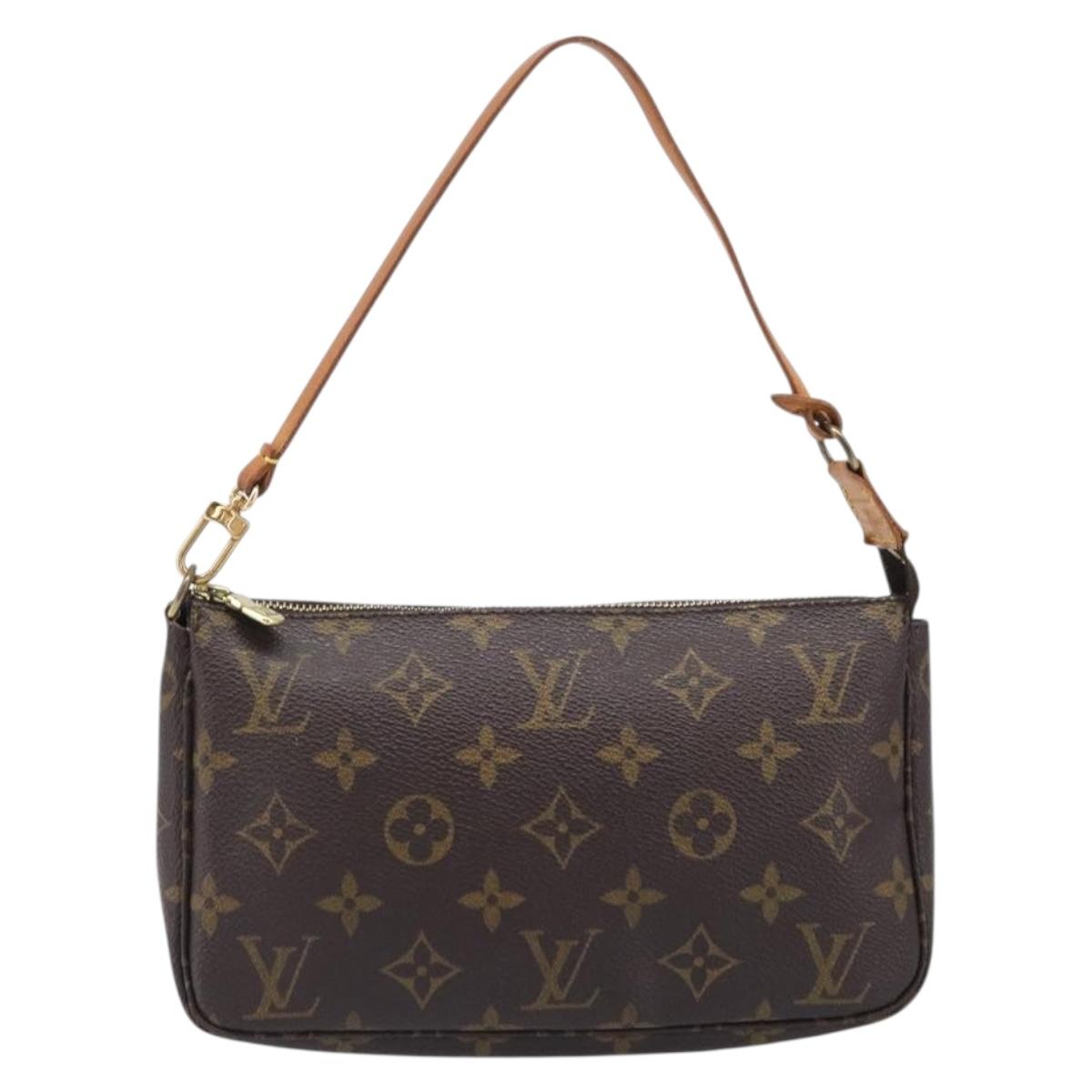 LOUIS VUITTON Monogram Pochette Accessoires Pouch M51980 LV Auth 202028A