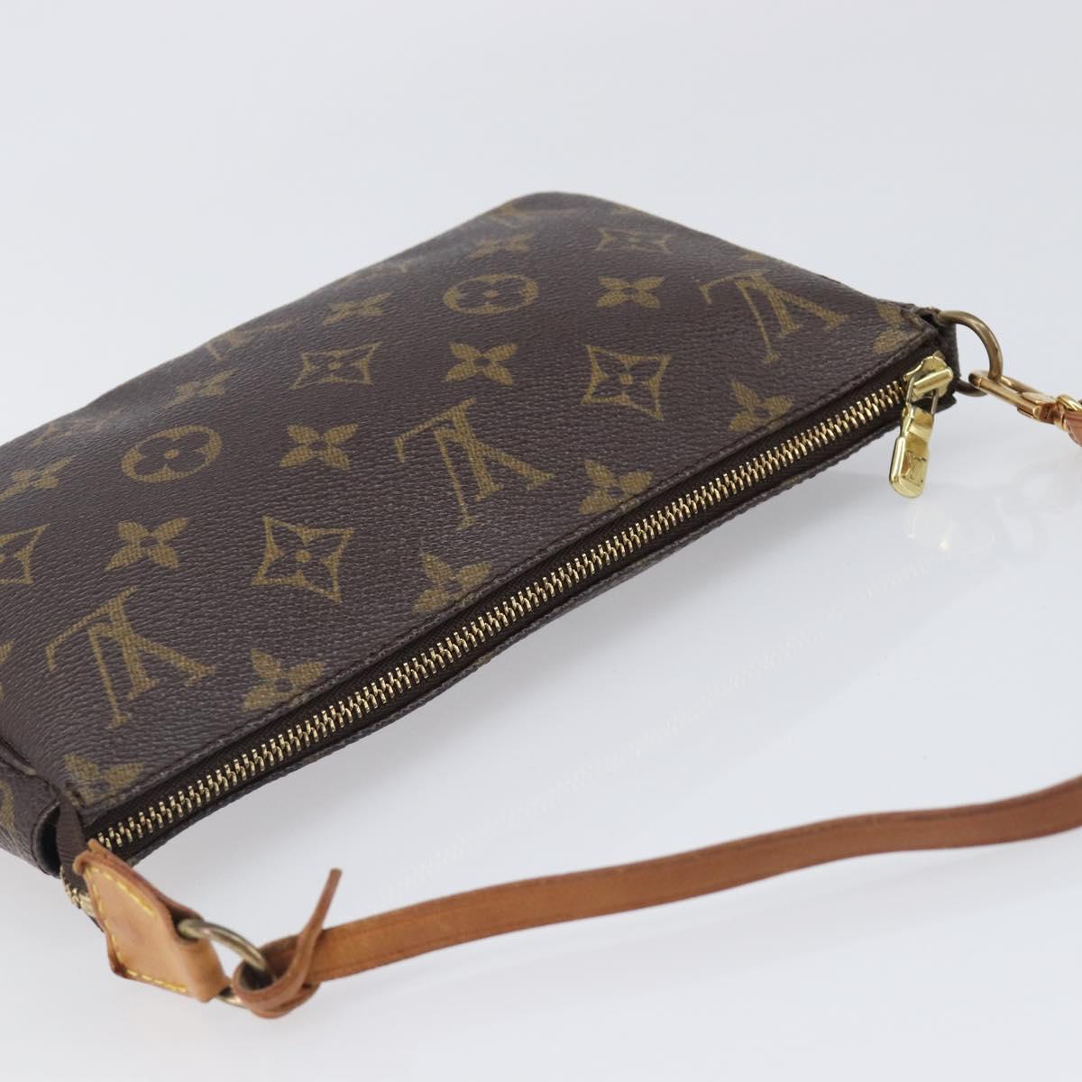 LOUIS VUITTON Monogram Pochette Accessoires Pouch M51980 LV Auth 202028A