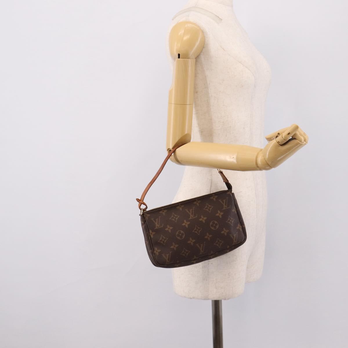 LOUIS VUITTON Monogram Pochette Accessoires Accessory Pouch M51980 Auth 202029
